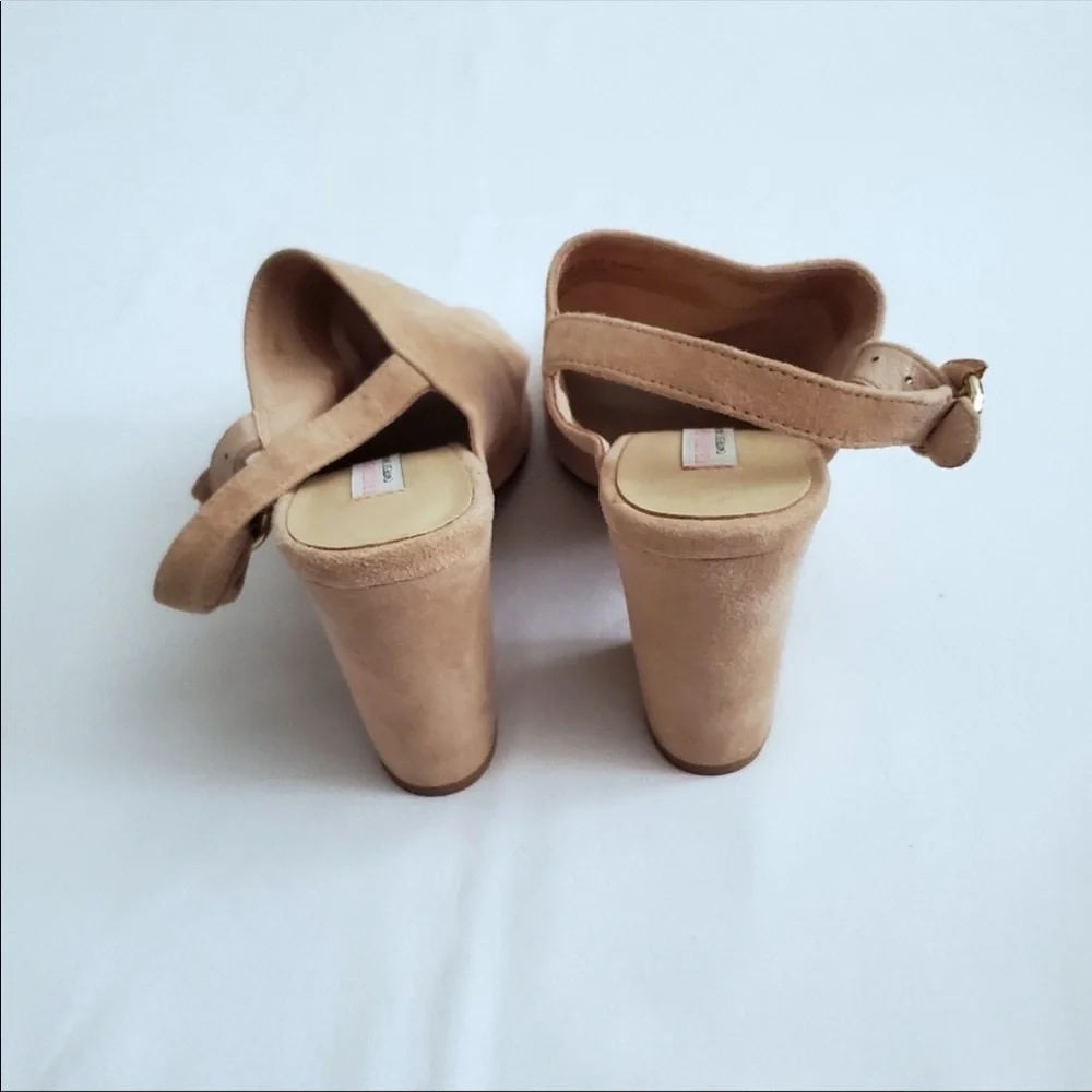 Chinese Laundry Kristen Cavallari Tan Block Heels - Picture 3 of 6